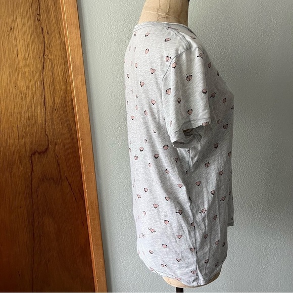 ACNE Studios sz XS Gray Short Sleeve Tshirt Standard Hearts AW12 Loose Fit - Picture 6 of 16
